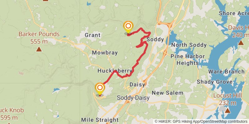 Great Eastern Trail (Incomplete) stage 49 Map