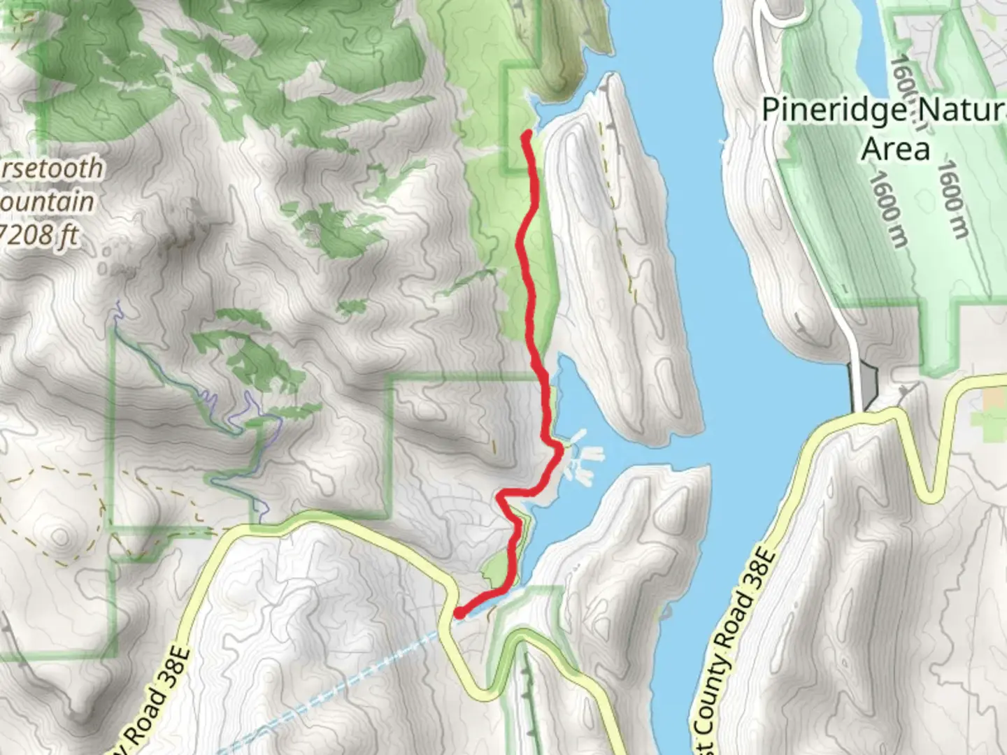An image depicting the trail Dixon Cove via Inlet Bay Trail and its surrounding area.
