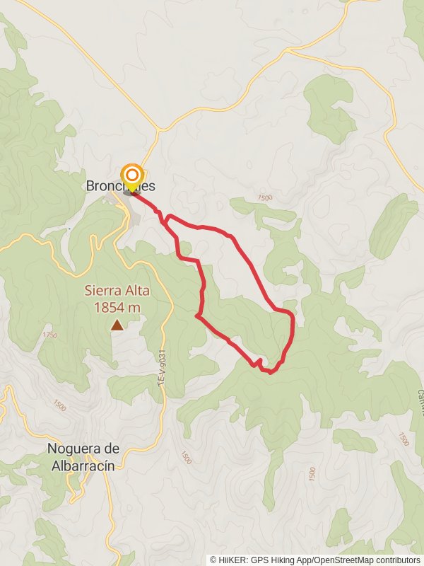 Berrocal PR TE 132 mobile static map