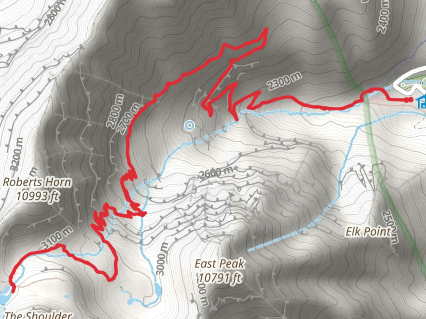 An image depicting the trail Emerald Lake via Mount Timpanogos Trail and its surrounding area.
