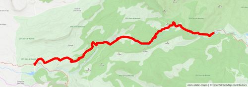 GR 7 - Andalucia stage 9 Map