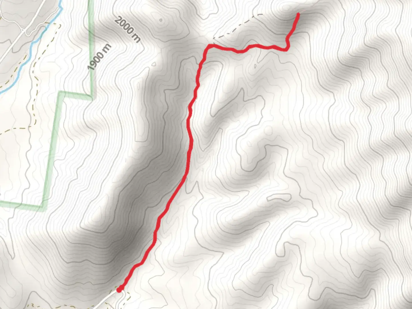 An image depicting the trail Shoshone Indian Trail and its surrounding area.