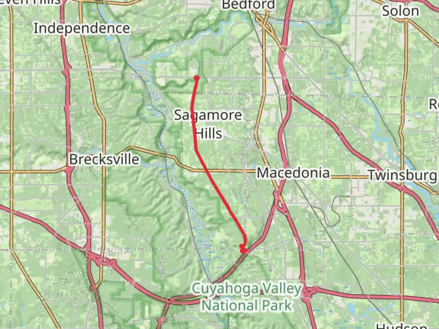 An image depicting the trail Bike and Hike Trail - Alexander Road and its surrounding area.