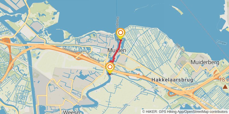 Waterliniepad spur 1 Map