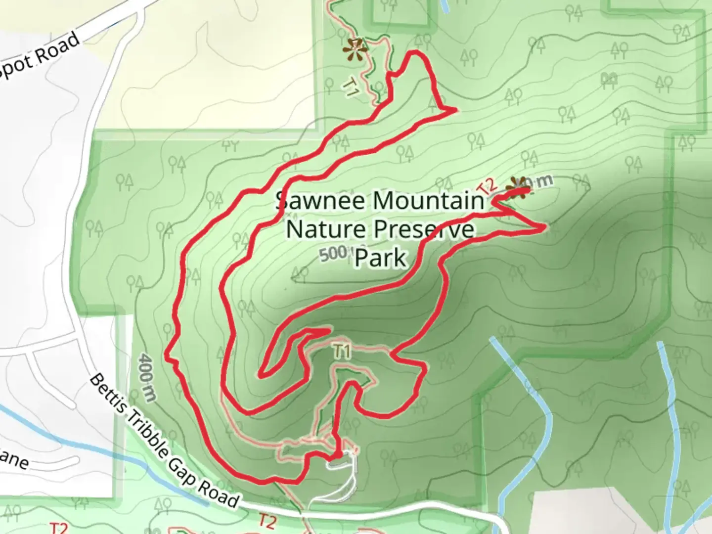 An image depicting the trail Indian Seats Loop Trail and its surrounding area.