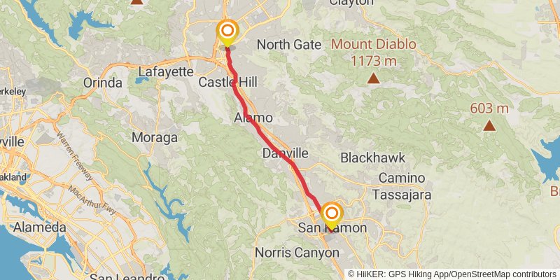 Iron Horse Trail stage 2 Map