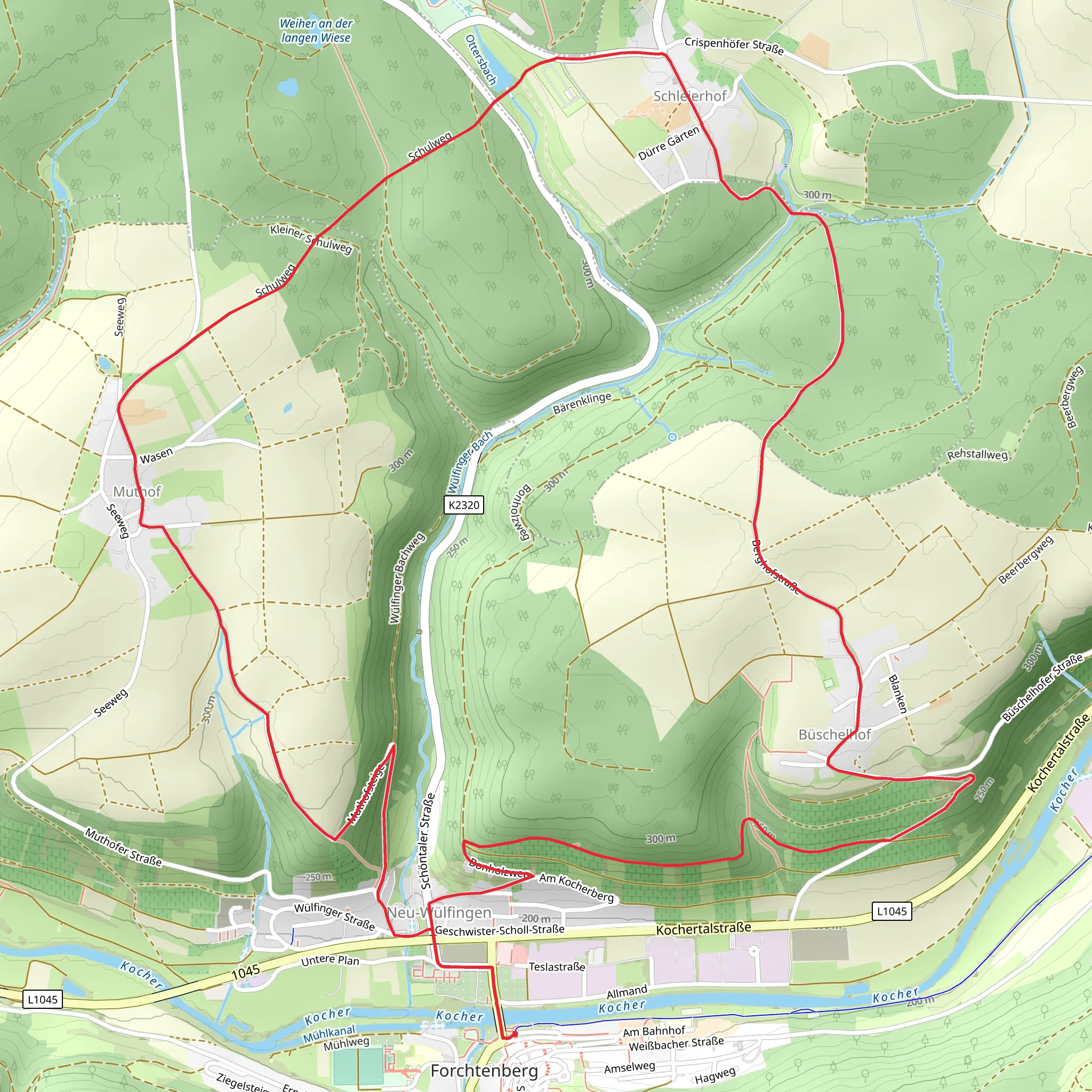 Hohenloher Bauernlehrpfad mobile static map