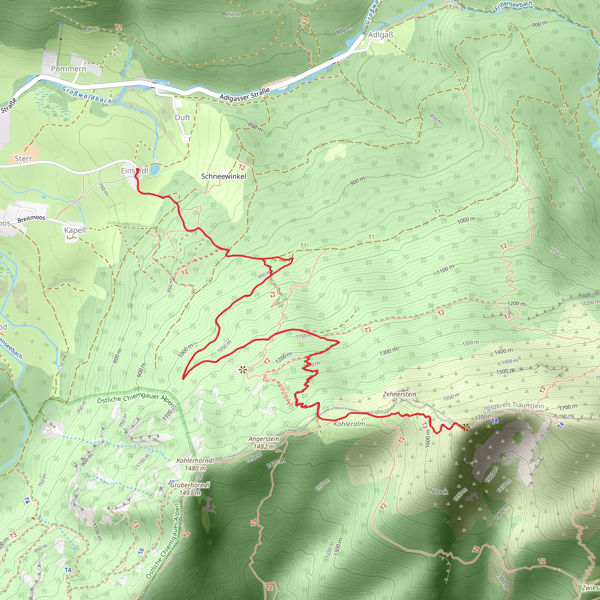 Gamsknogel via Maximilians Weg mobile static map