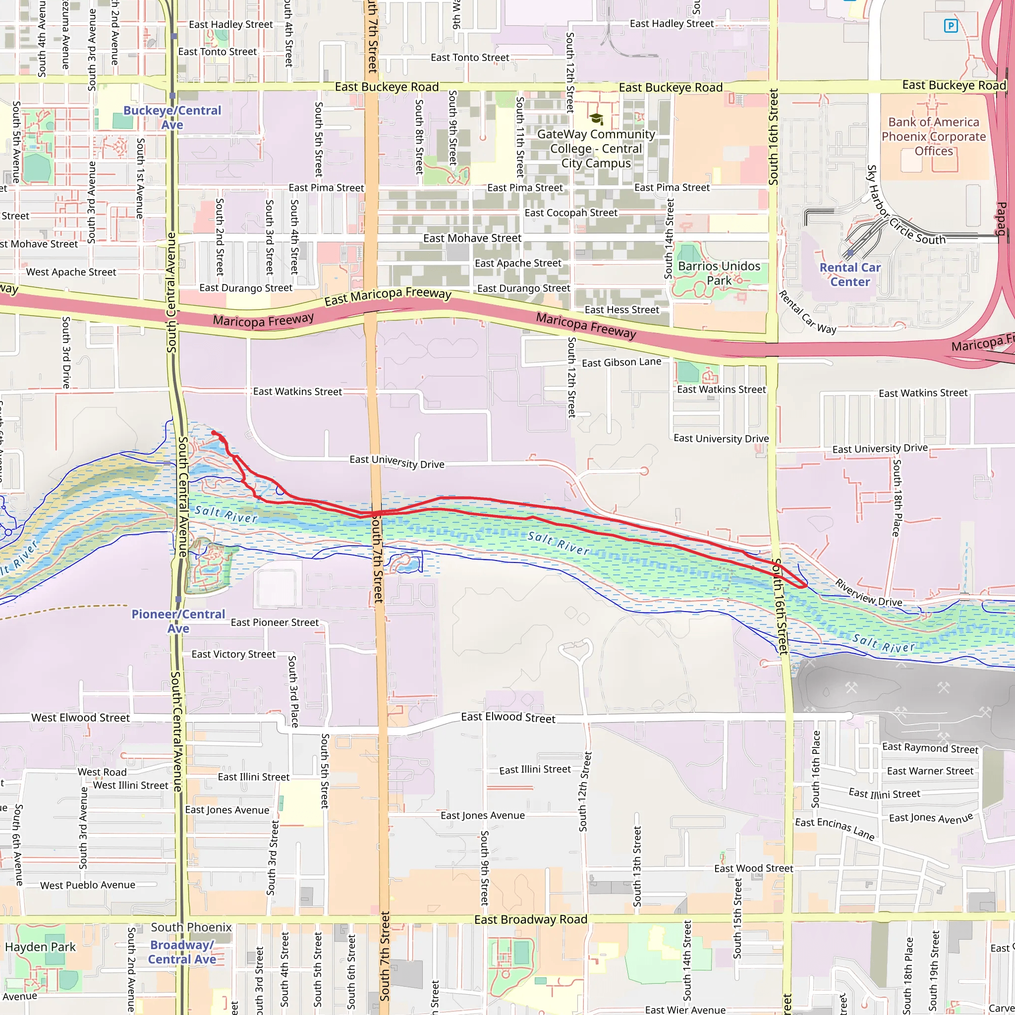 Salt River Loop mobile static map
