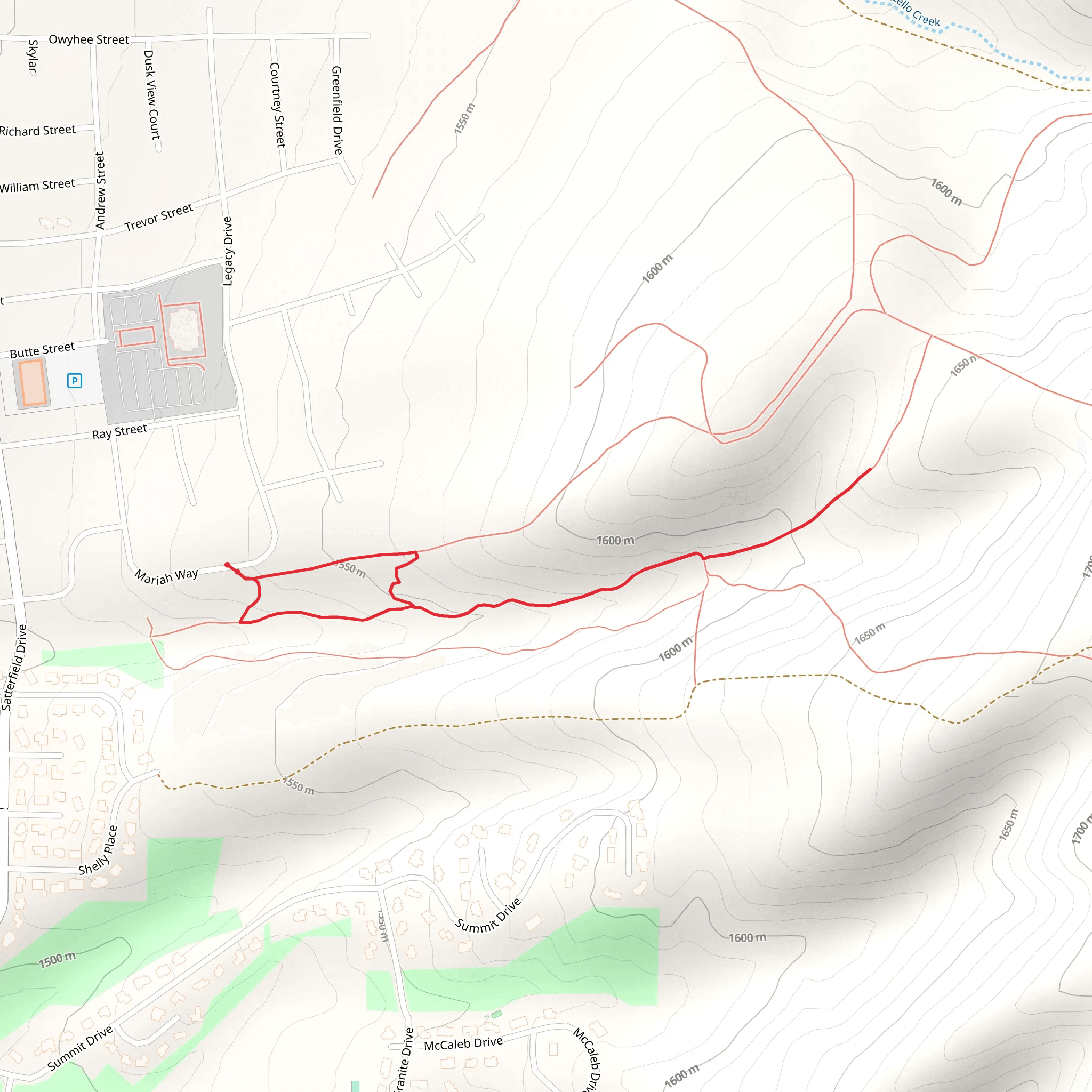 Mariah Way Loop mobile static map