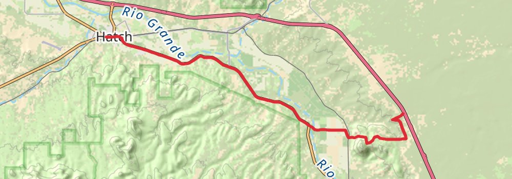 American Perimeter Trail - Southwest Primary stage 67 Map