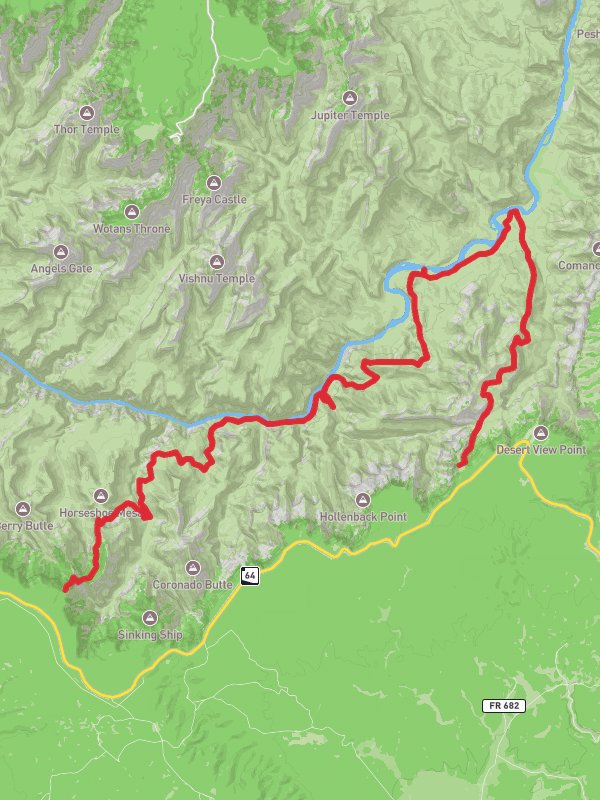 Tanner, Escalante Route and Grandview Trail