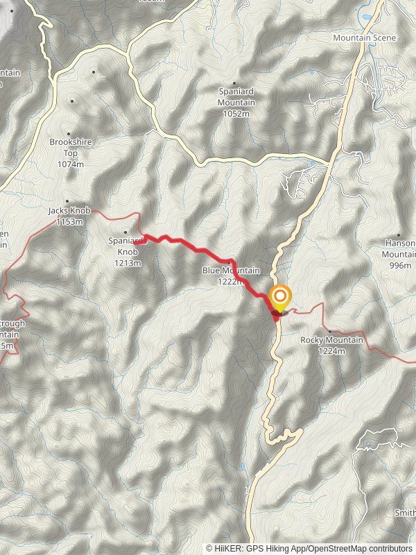 Red Knob and Blue Mountain via Appalachian Trail