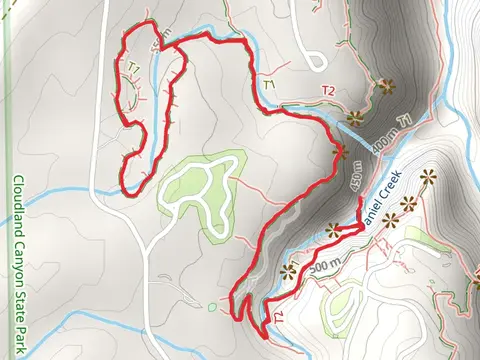 Hemlock Falls, West Rim and Walk-in Campsite Loop Trail