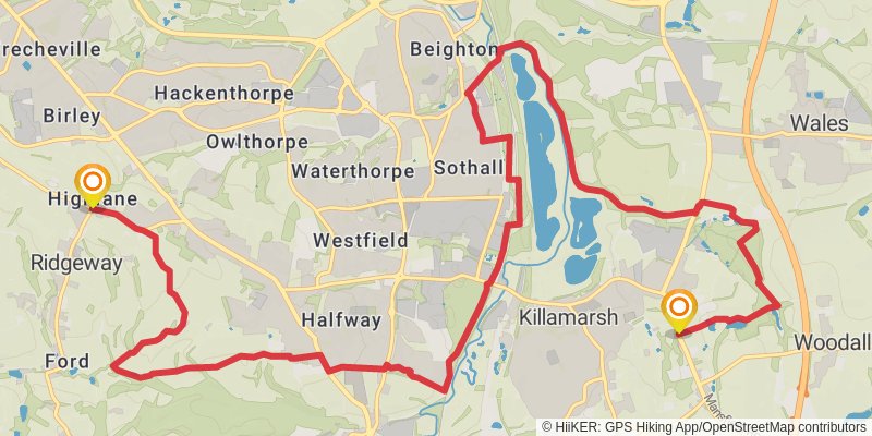 Yorkshire Round stage 3 Map