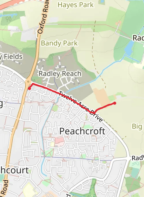 Vale of White Horse Hike mobile static map