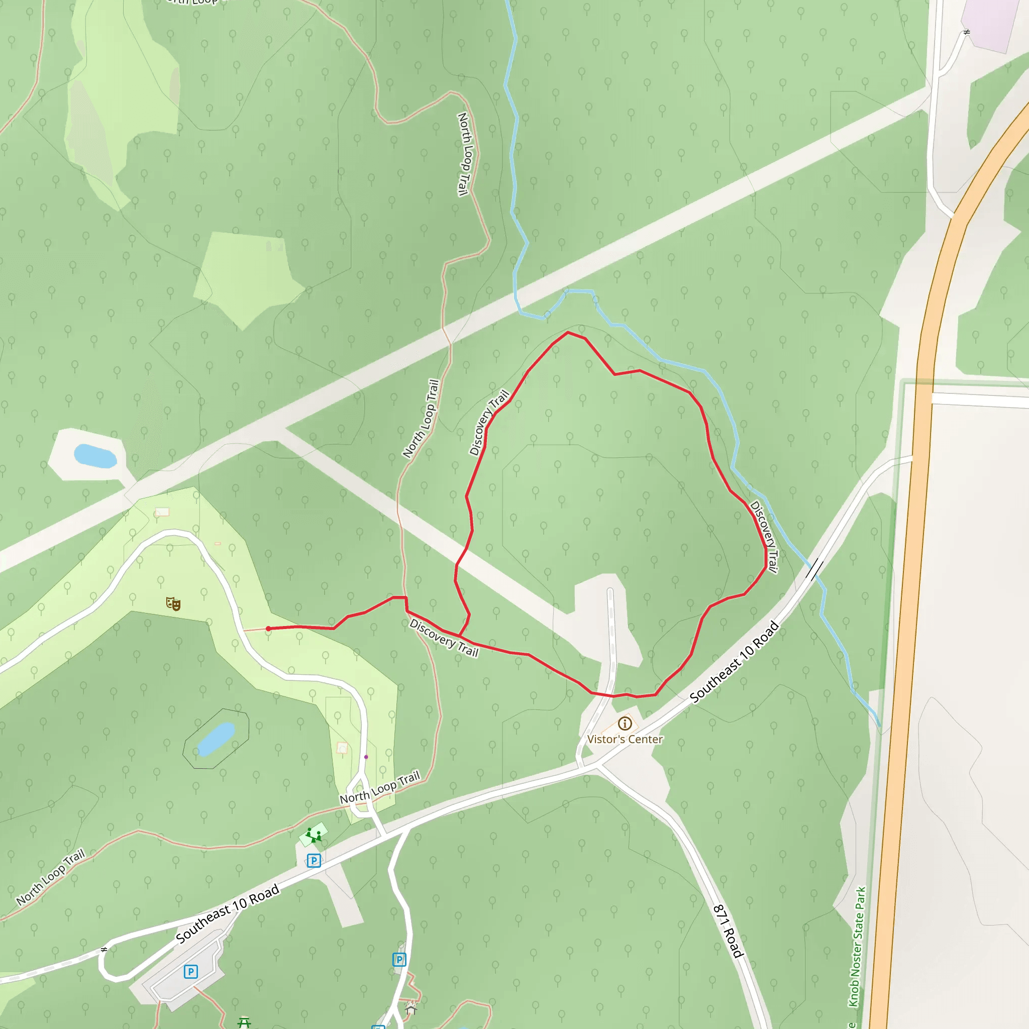 Discovery Loop Trail mobile static map
