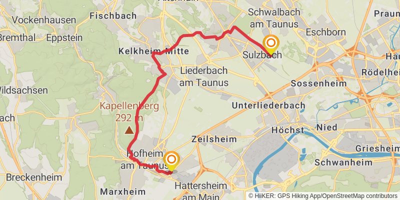 Bonifatius - Route alt 1 Map