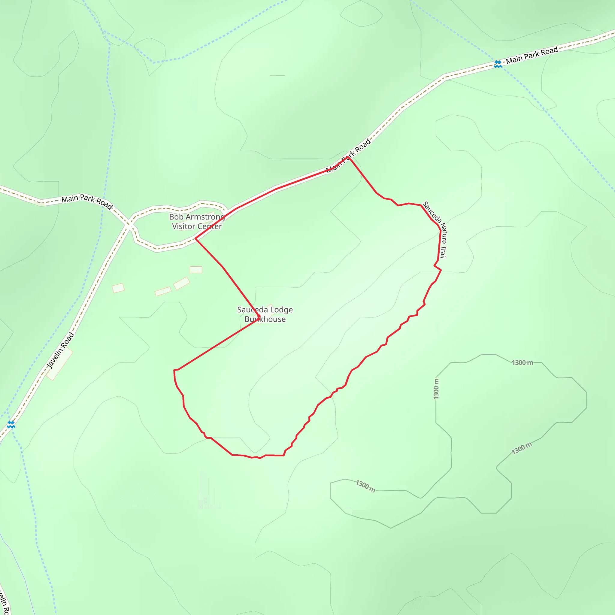 Main Park Road Loop mobile static map