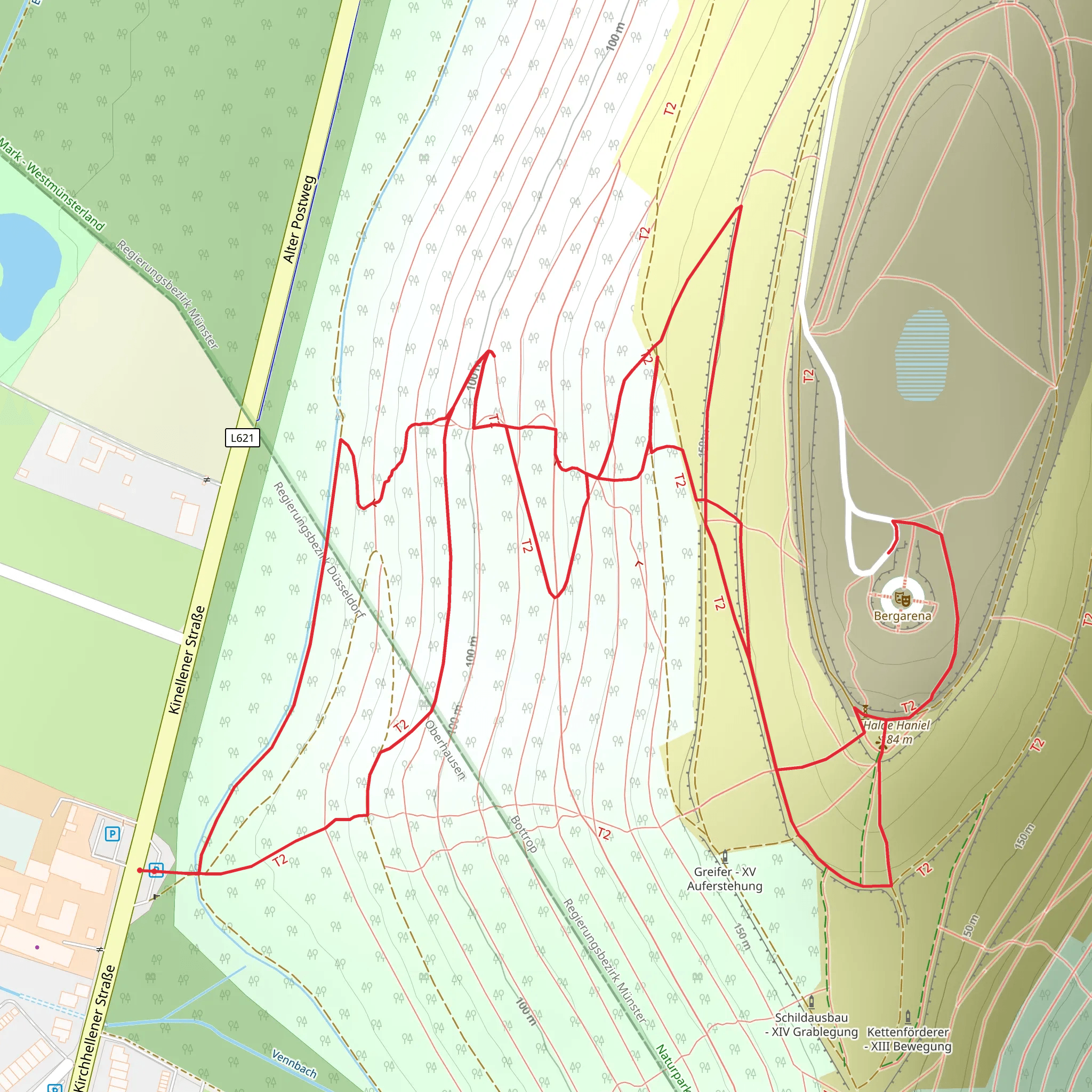Halde Haniel mobile static map