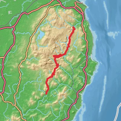 Wicklow Way 6-Day Challenging (Hillwalk Tours) mobile static map