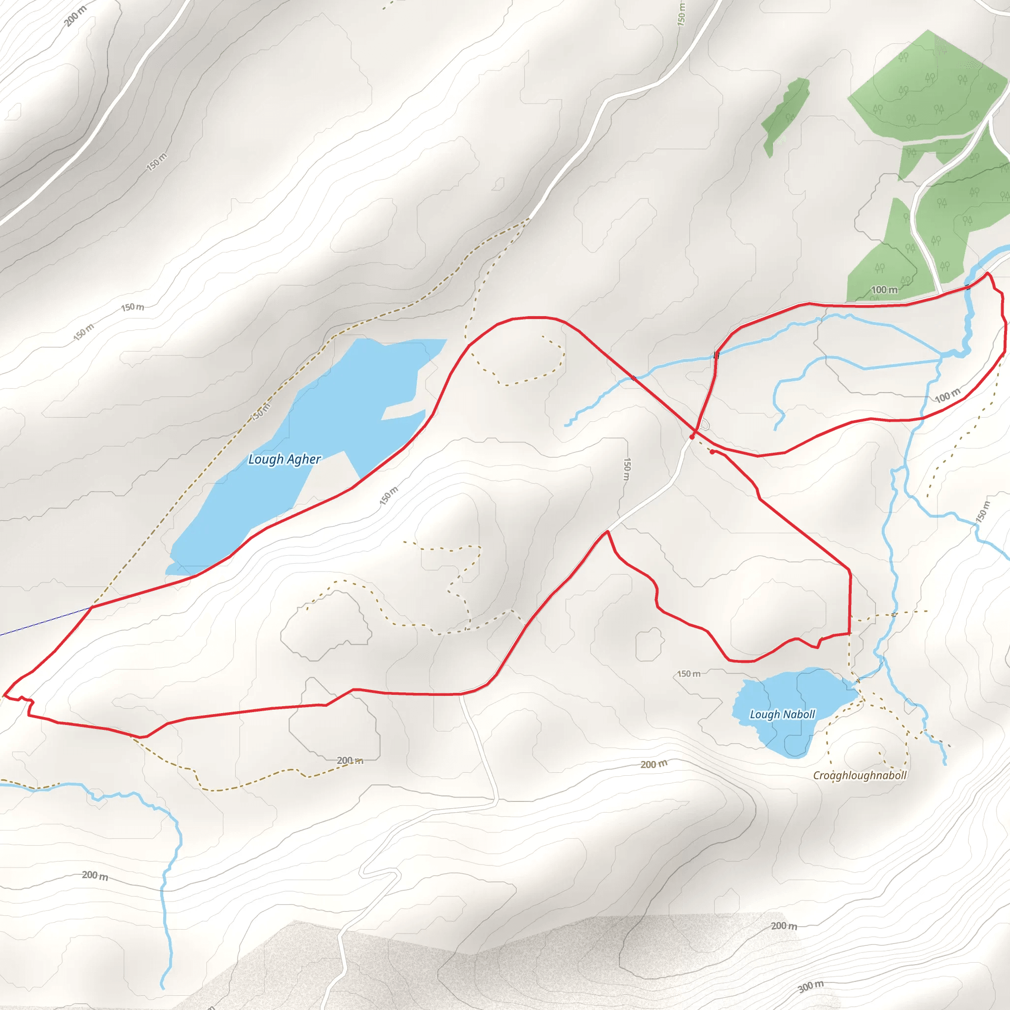 Muckish - Lub Loch Achair mobile static map