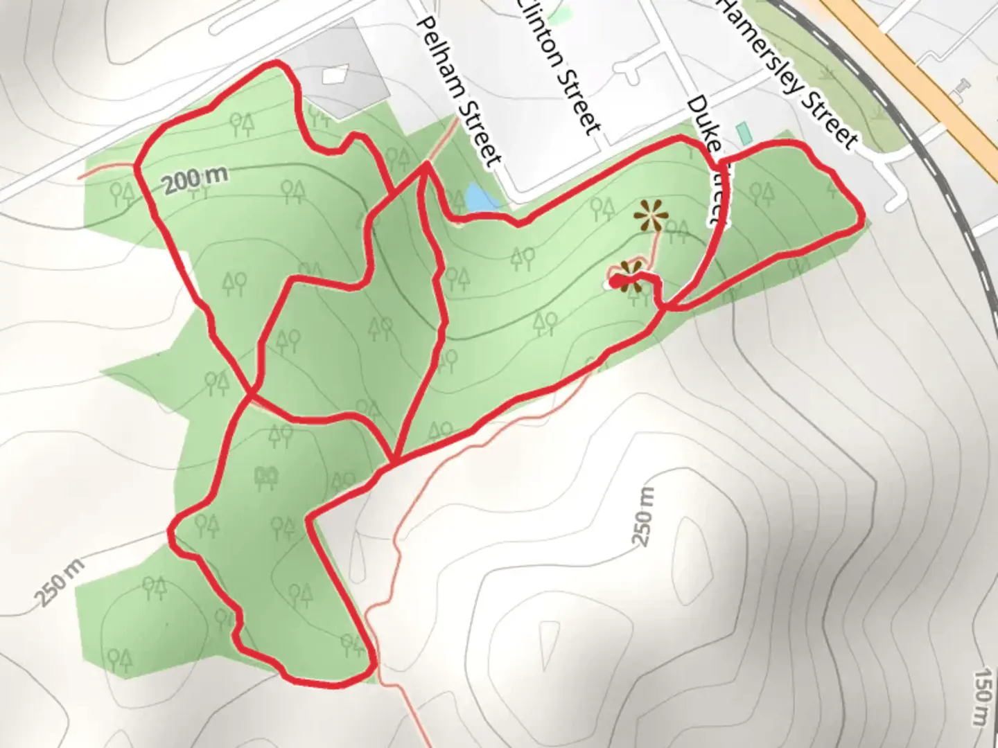 An image depicting the trail Pelham Reserve Trail and its surrounding area.