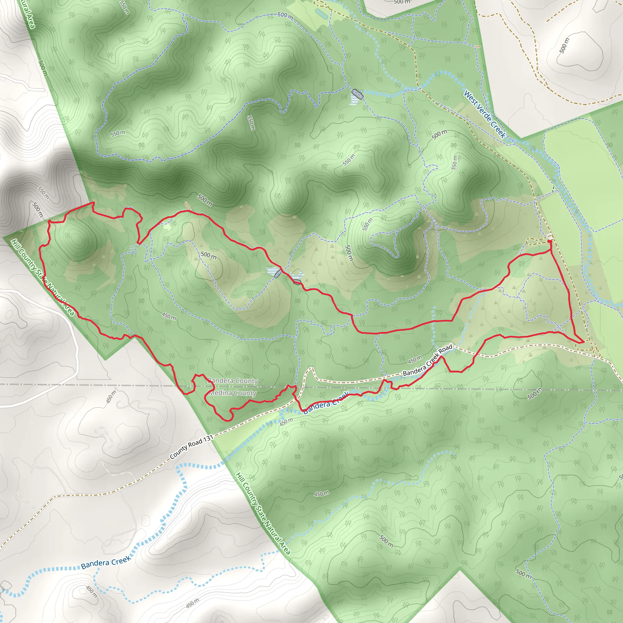 Wilderness Trail Loop mobile static map
