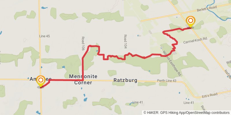 Avon Trail stage 4 Map