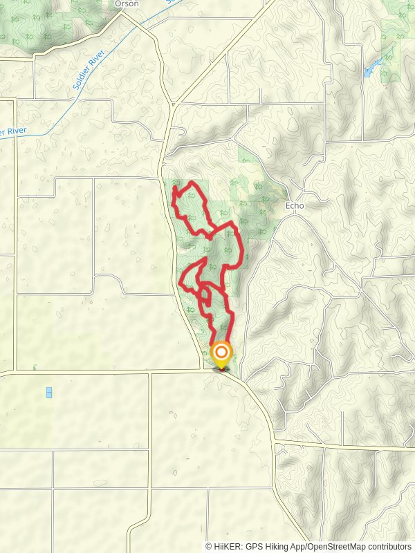 Loess Hills State Forest Big Loop