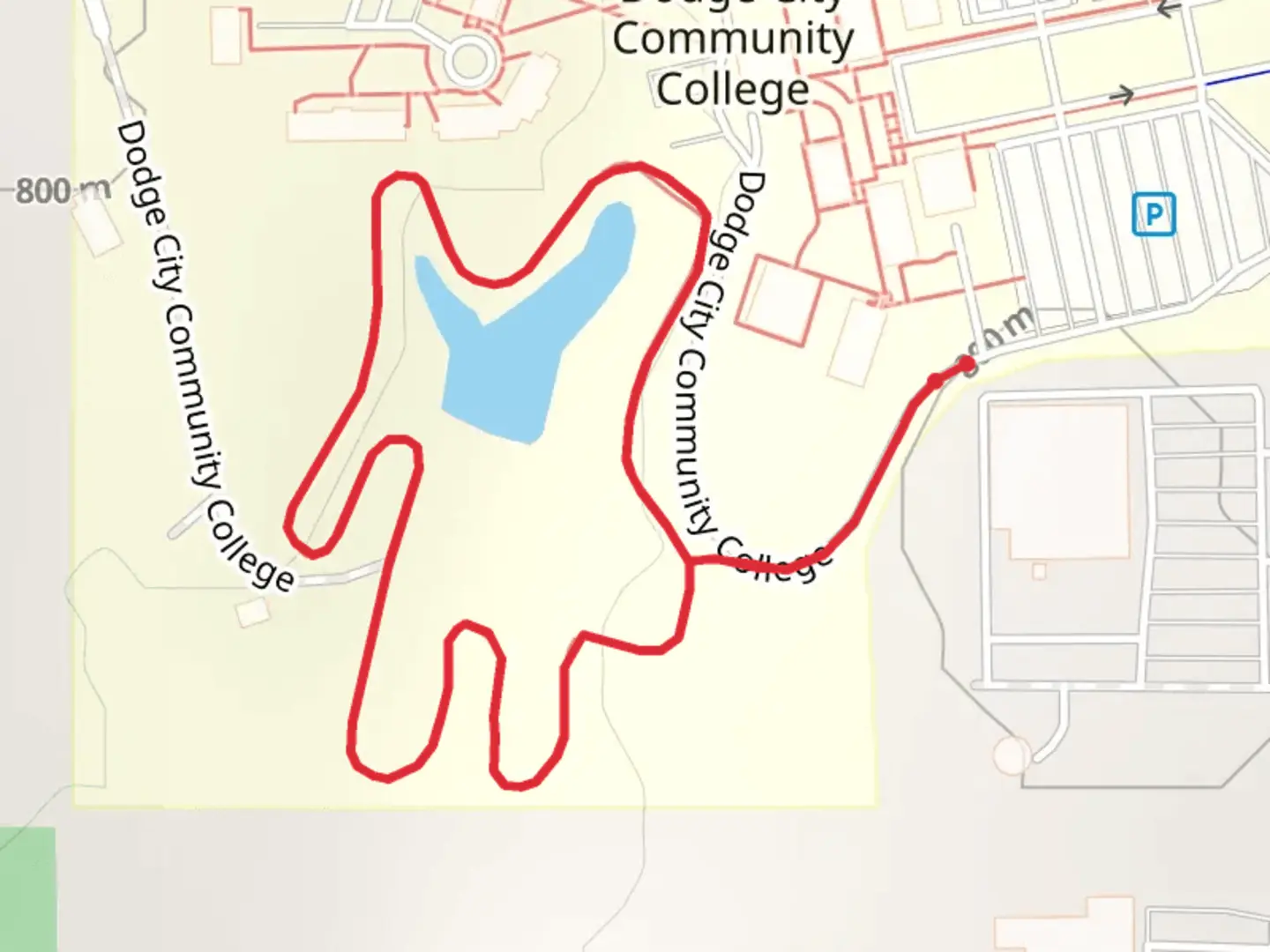An image depicting the trail Lake Charles Loop and its surrounding area.