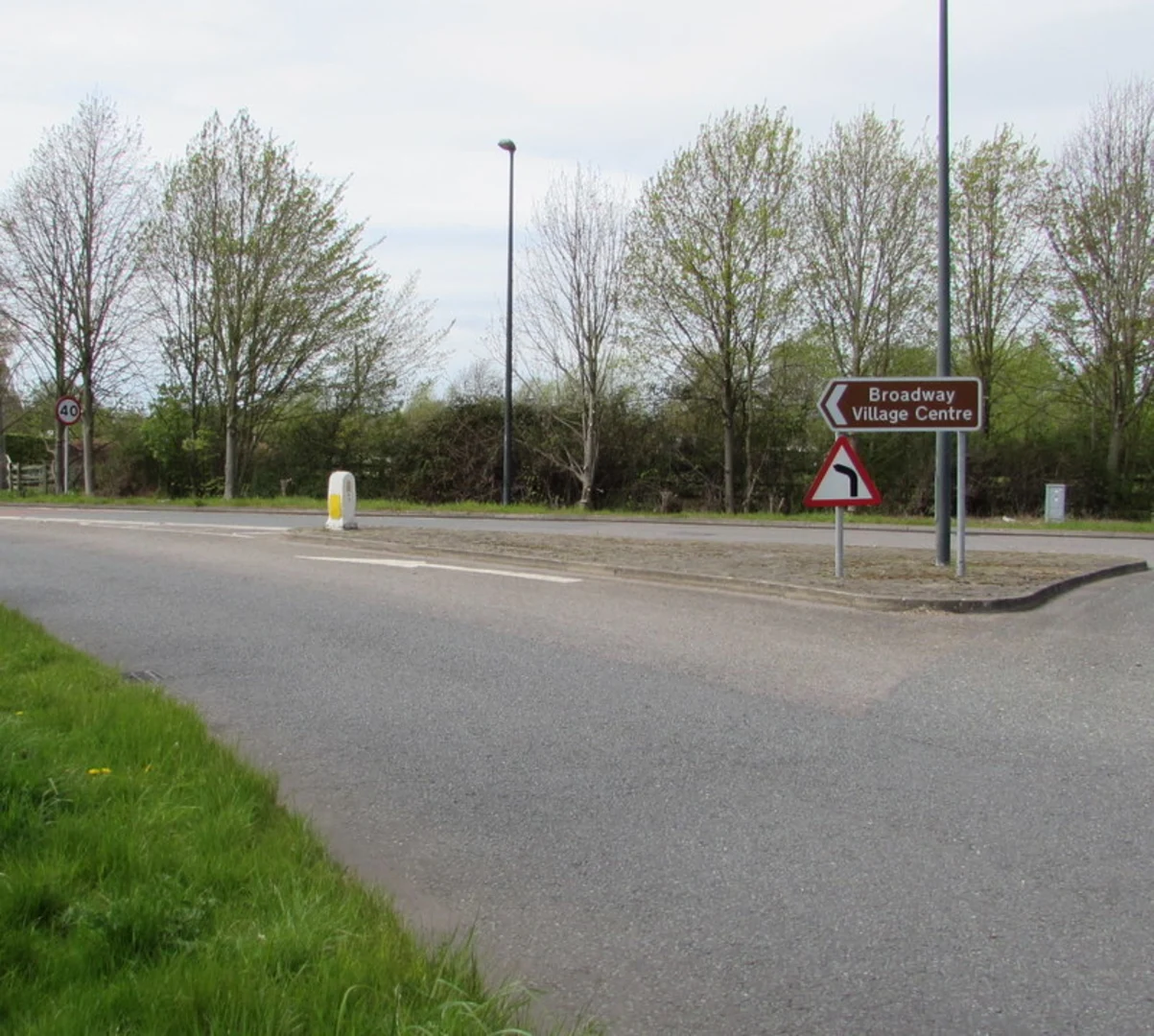 An image depicting the trail Broadway Village and its surrounding area.