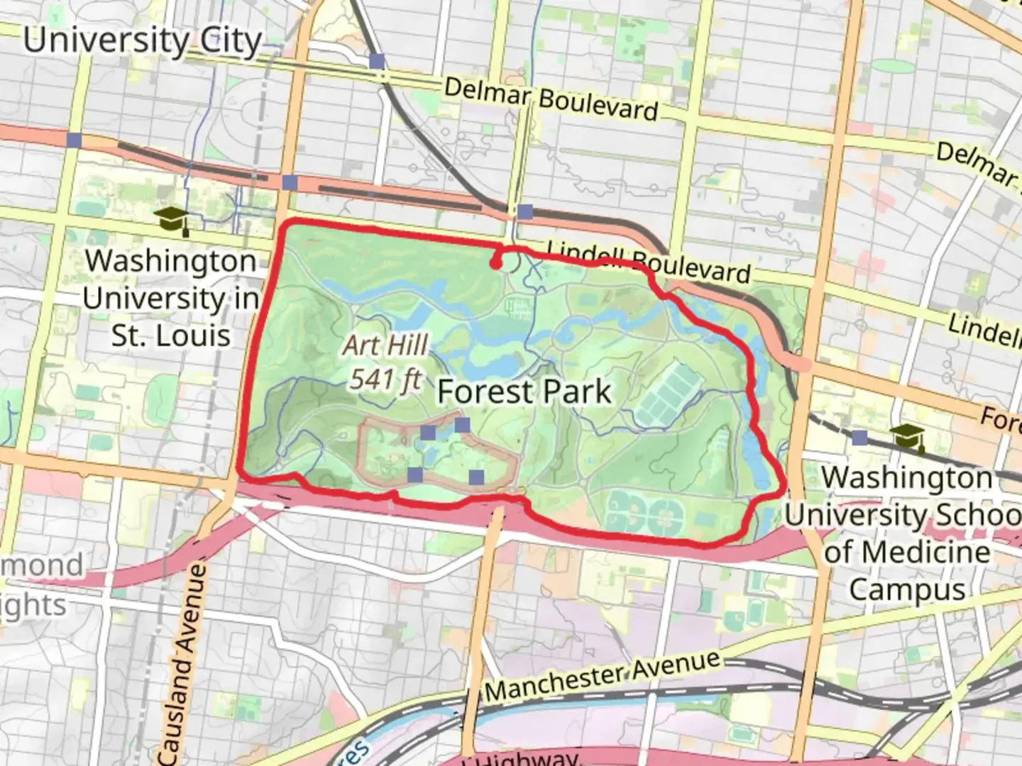 An image depicting the trail Jafferson Lake via Wheels Path and ADT and its surrounding area.