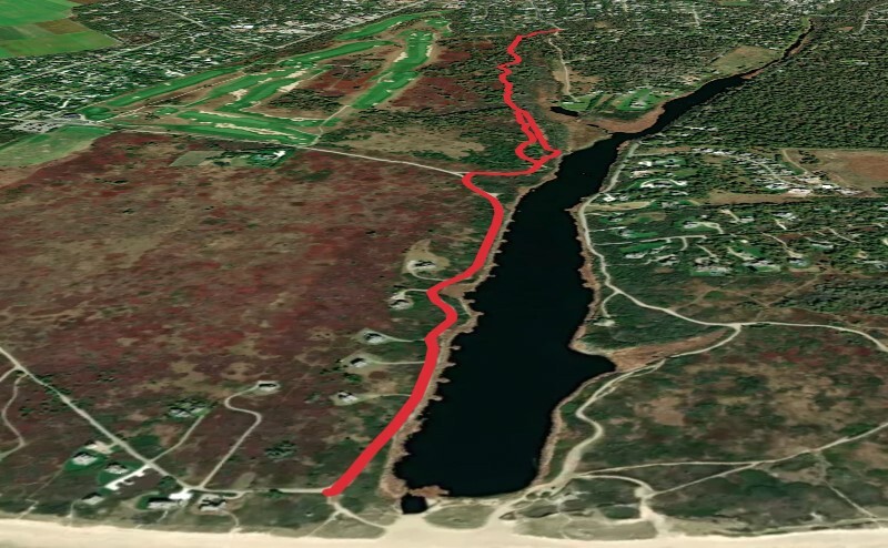 Miacomet Pond West Loop Trail