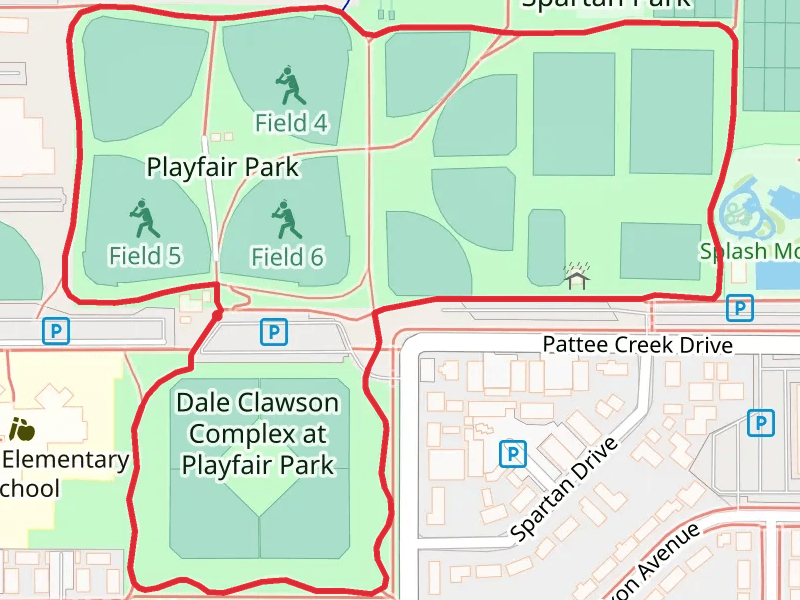 Playfair Park and Spartan Park Loop