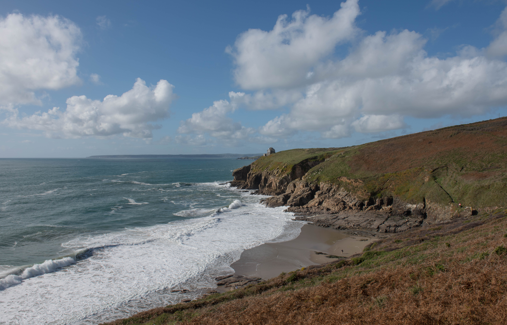 An image depicting the trail Praa Sands HP - The Rinsey Walk and its surrounding area.
