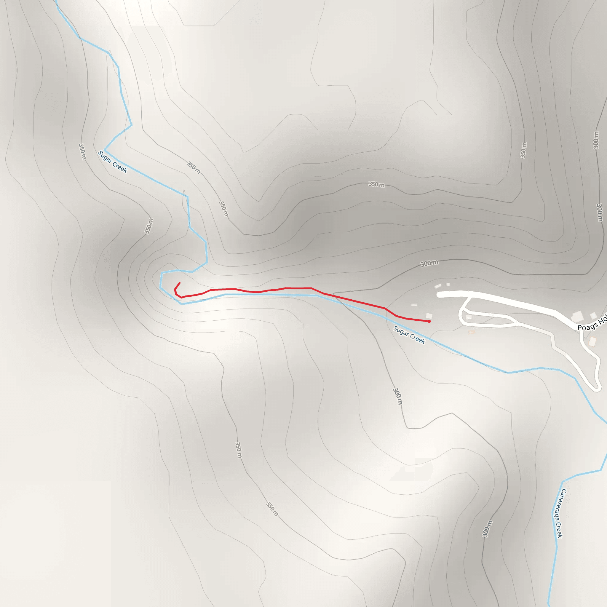 Canaseraga Creek Out and Back mobile static map