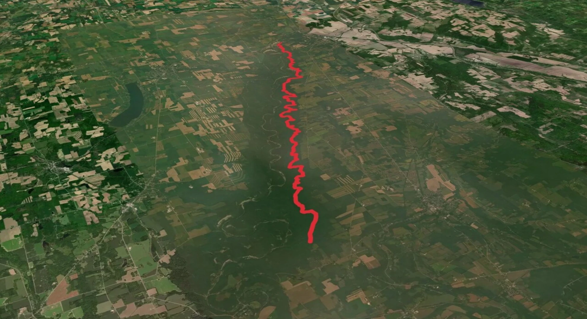 An image depicting the trail Genesee River - Letchworth Trail and its surrounding area.