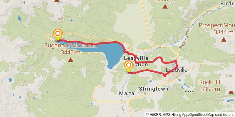 American Discovery Trail North Route stage 237 Map