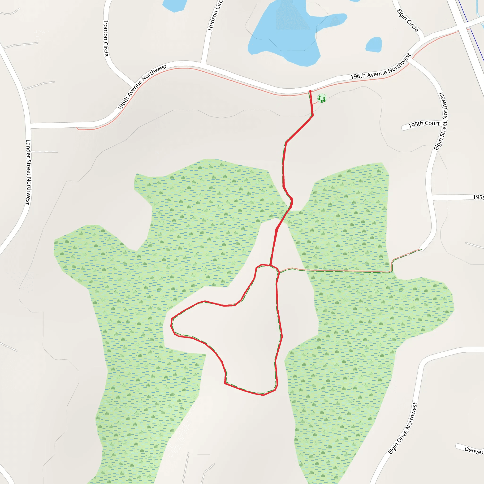 Meadowvale Heights Park Walk mobile static map
