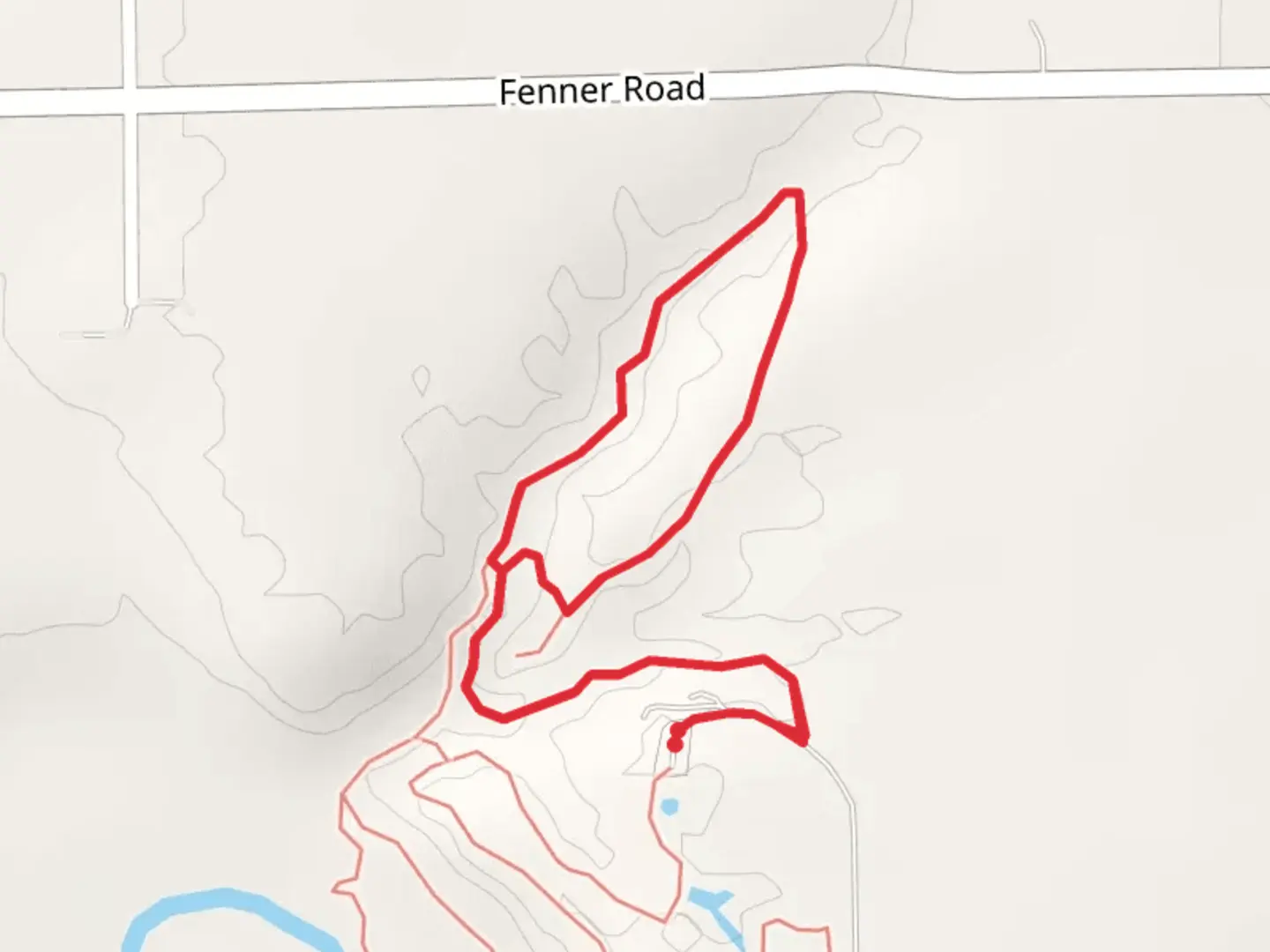 An image depicting the trail Buckeye Valley Loop - Cattail Pond and its surrounding area.