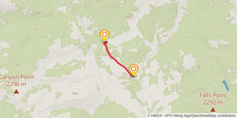 Omar Mountain via Dwight Creek and North Fork Trail stage 2 Map