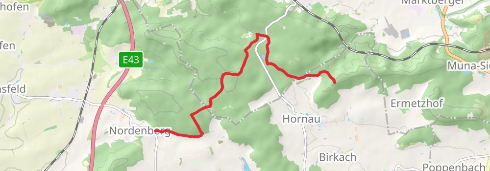 Europäischer Wasserscheideweg stage 3 Map