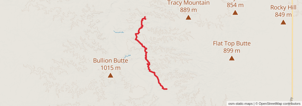 American Perimeter Trail - North Country Primary stage 252 Map