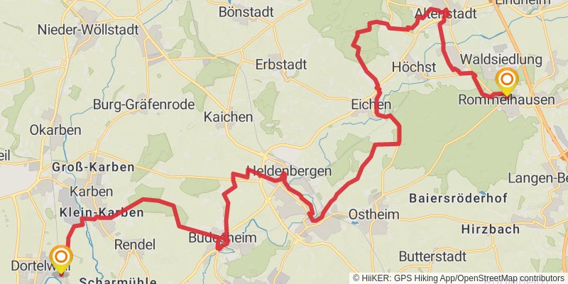 Bonifatius - Route stage 4 Map