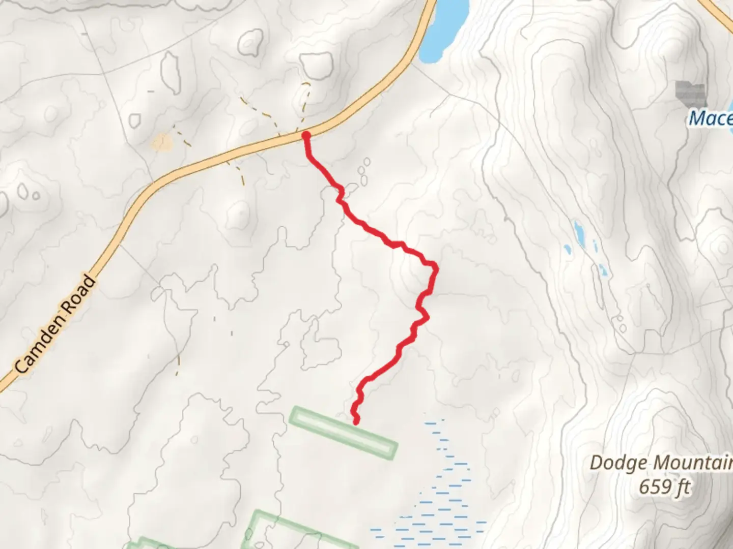 An image depicting the trail Farwell - East Branch Oyster River Trail and its surrounding area.