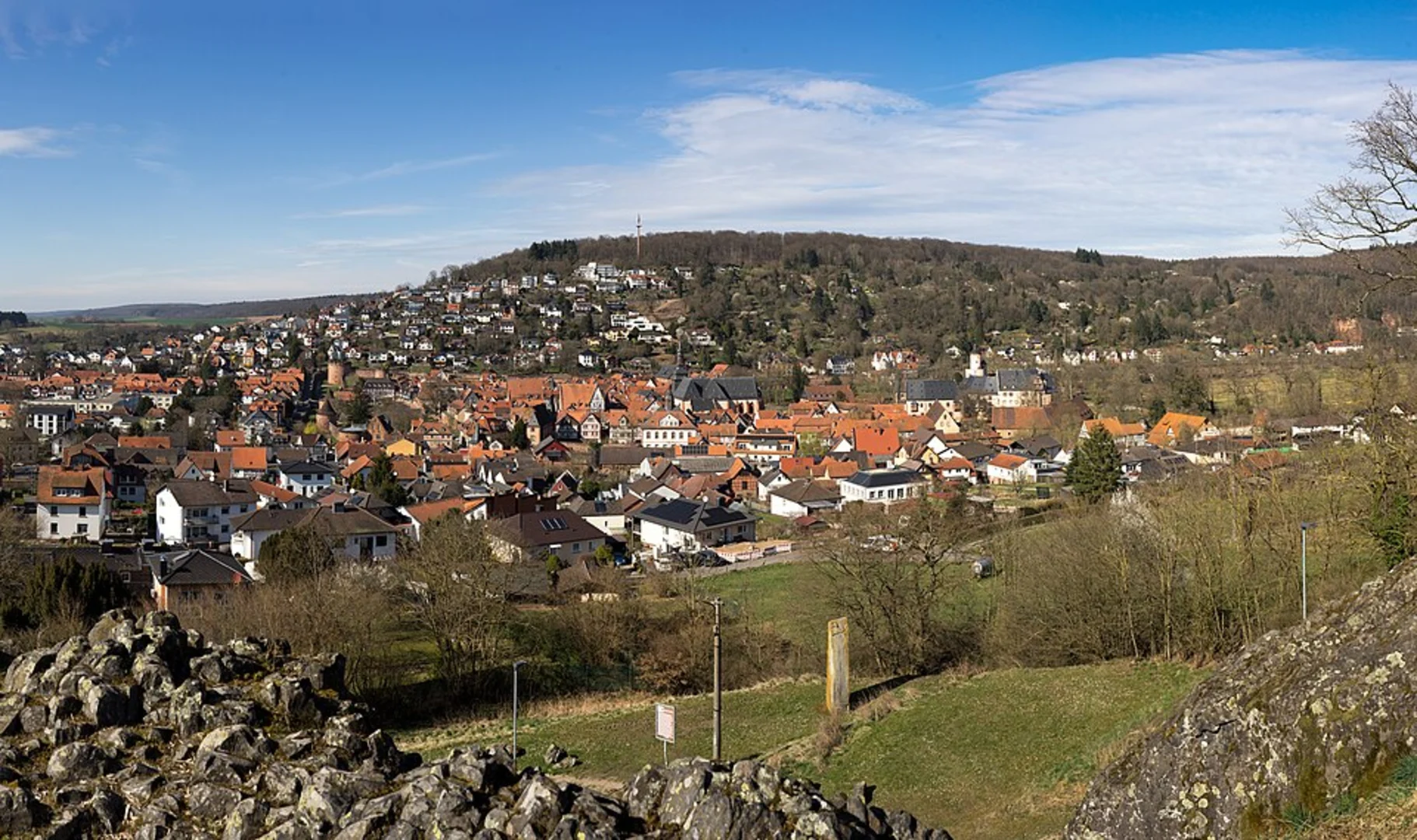 An image depicting the trail Büdingen to Bad Marienberg Walk and its surrounding area.