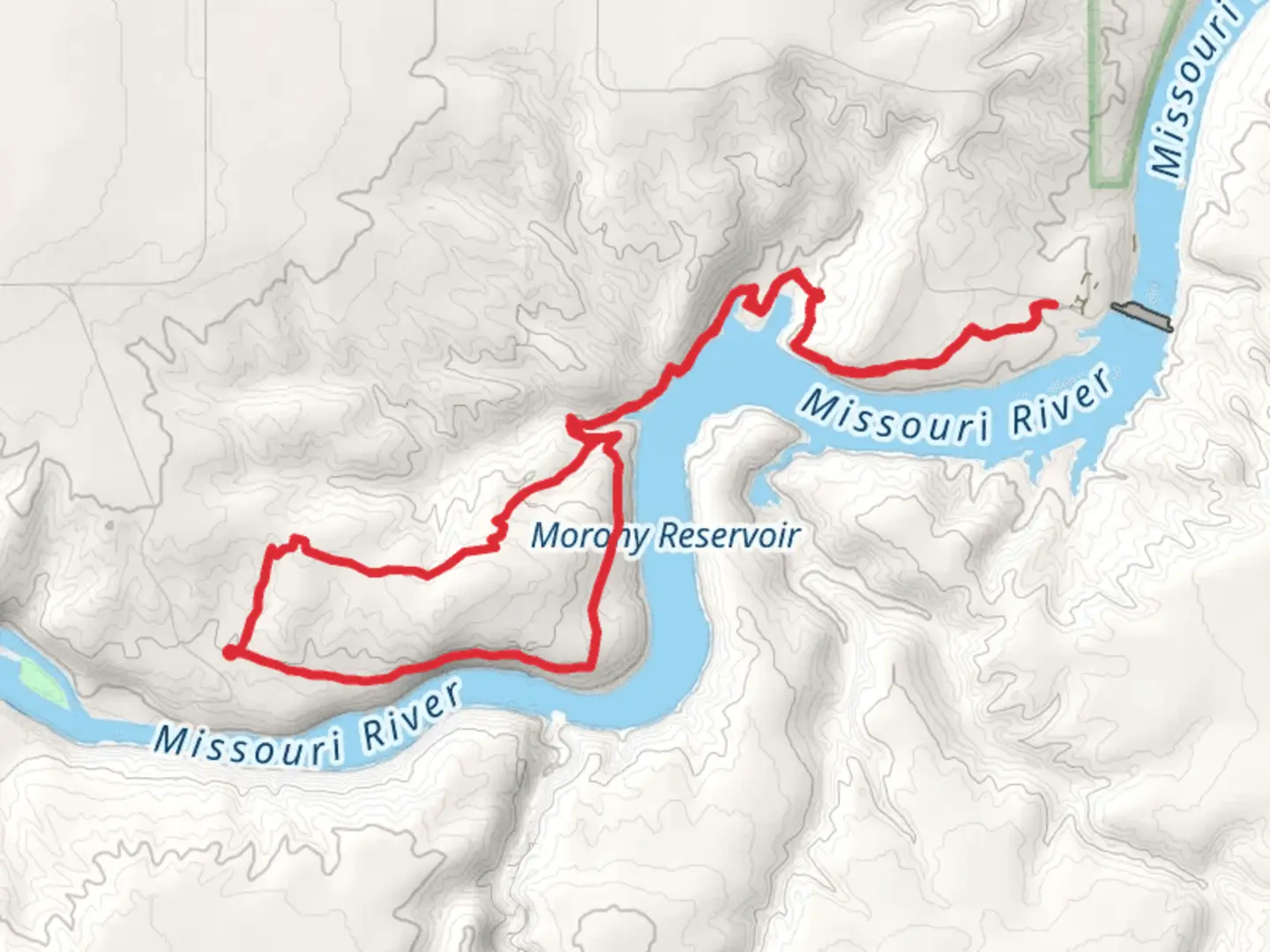An image depicting the trail North Shore Rivers Edge East and West Loop and its surrounding area.