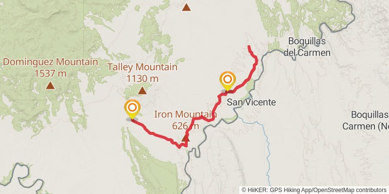 River Road East Trail stage 3 Map
