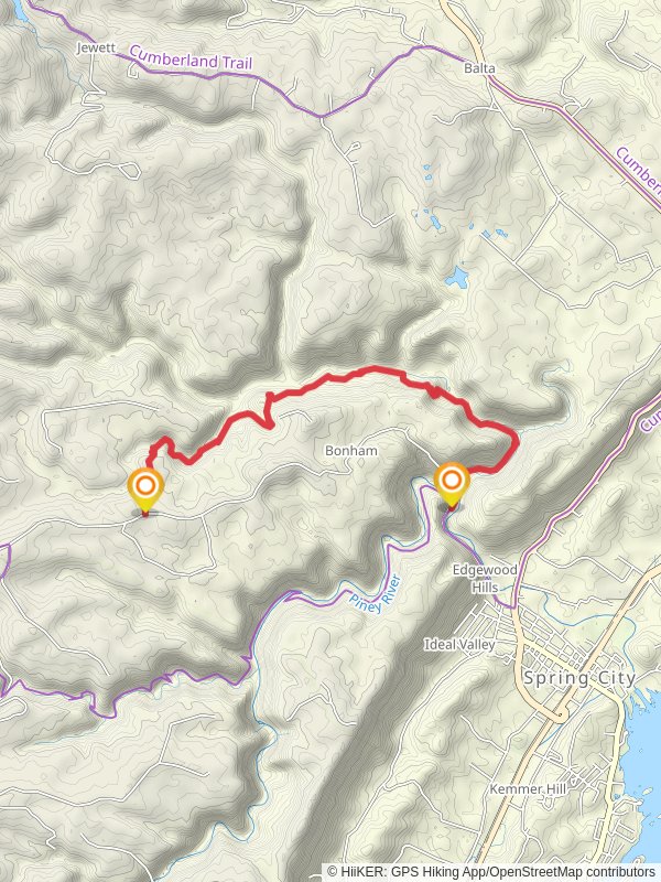 Soak creek via Great Eastern Trail